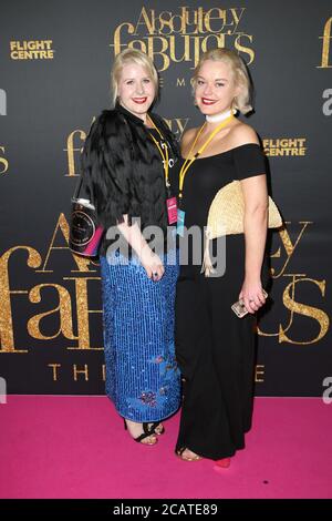 TBC kommt auf den roten Teppich für die Absolutely Fabulous: The Movie Australian Premiere. Stockfoto