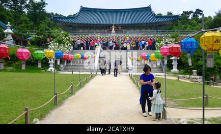 Ulsan/Südkorea-22.05.2018:der buddhistische Tempel in Südkorea Stockfoto