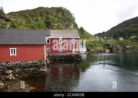 Norwegen Urlaubsziel, Stad, Natur, norwegische Natur, Stockfoto