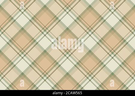 Tartan Schottland nahtlose karierte Muster Vektor. Retro Hintergrund Stoff. Vintage Farben prüfen Square geometrische Textur für Textildruck, Geschenkpapier Stock Vektor