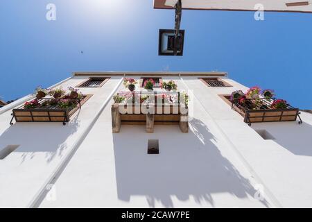 Typische Straßen der Stadt Montoro, Cordoba. Andalusien, Spanien Stockfoto