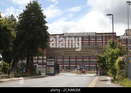 Solent Flour Mills, Dock Gate 10, Southern Road, Southampton, England, Großbritannien, August 2020 Stockfoto