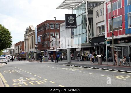 Southampton Shops, Shopping at Above Bar Street, Southampton, England, Großbritannien, August 2020 Stockfoto