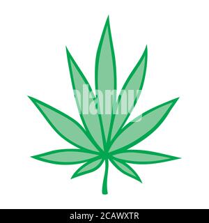 Medizinisches Marihuana. Cannabis Blatt Logo Design, Marihuana Blatt Figur Logo. Standort Symbol für Mehrzweck. Kartenmarkierungen. Vektorgrafik. Stock Vektor