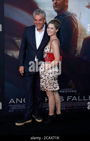 LOS ANGELES - AUG 21: Danny Huston bei der 'Angel Has Fallen' Premiere im Village Theater am 21. August 2019 in Westwood, CA Stockfoto
