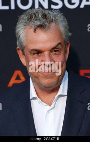 LOS ANGELES - AUG 21: Danny Huston bei der 'Angel Has Fallen' Premiere im Village Theater am 21. August 2019 in Westwood, CA Stockfoto