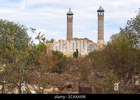 Moschee in Agdam, Berg-Karabach Stockfoto