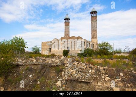 Moschee in Agdam, Berg-Karabach Stockfoto