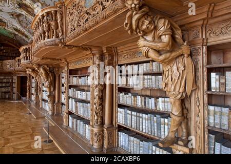 Geographie / Reisen, Deutschland, Bayern, Waldsassen, Klosterbibliothek Waldsassen, Oberpfalz, Additional-Rights-Clearance-Info-not-available Stockfoto