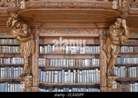 Geographie / Reisen, Deutschland, Bayern, Waldsassen, Stiftsbibliothek Waldsassen, Oberpfalz, Additional-Rights-Clearance-Info-not-available Stockfoto