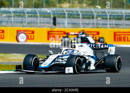 LATIFI Nicholas (CAN), Williams Racing F1 FW43 während des 70th Anniversary Formel 1 Grand Prix auf Silverstone Race Circuit, Northampton. Stockfoto
