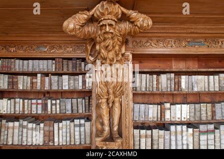 Geographie / Reisen, Deutschland, Bayern, Waldsassen, Klosterbibliothek Waldsassen, Oberpfalz, Additional-Rights-Clearance-Info-not-available Stockfoto
