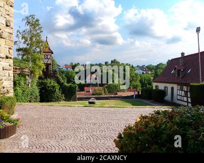 Bad Wimpfen Fort Gelände Stockfoto