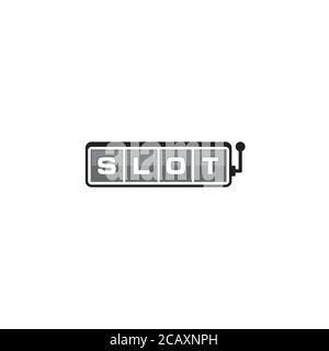 Slot Machine Logo / Icon-Design Stock Vektor