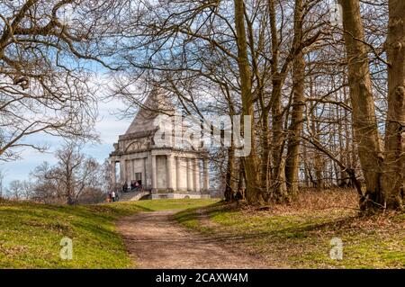 Das restaurierte Darnley Mausoleum aus dem 18. Jahrhundert in Cobham in Kent wurde in der Fernsehserie Restoration gezeigt. Stockfoto