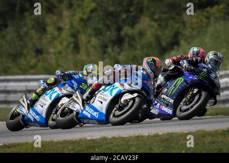 Brünn, Tschechische Republik. August 2003. Rennen des MotoGP Grand Prix der Tschechischen Republik auf dem Brünner Kurs. 9. August 2020 Carreras en el Gran Premio de MotoGP de la Republica Checa en el Circuito de Brno. 9 de Agosto, 2020 MotoGP.com/Cordon Pressequelle: CORDON PRESS/Alamy Live News Stockfoto