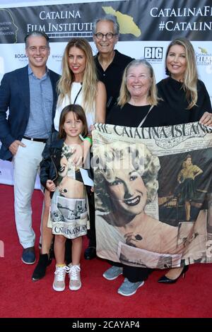 LOS ANGELES - SEP 27: Kurt Mikinski, Brinkley Miklinski, Lauren Jolliffe, Familie beim Catalina Film Festival 2019 - Freitag in der Catalina Bay am 27. September 2019 in Avalon, CA Stockfoto