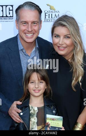 LOS ANGELES - SEP 27: Kurt Mikinski, Brinkley Miklinski, Lauren Jolliffe beim Catalina Film Festival 2019 - Freitag in der Catalina Bay am 27. September 2019 in Avalon, CA Stockfoto