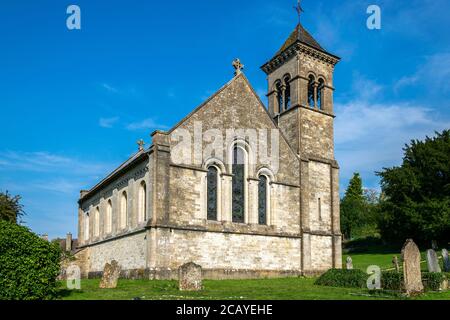 St. Luke's Church, Frampton Mansell, Stroud, Gloucestershire Stockfoto