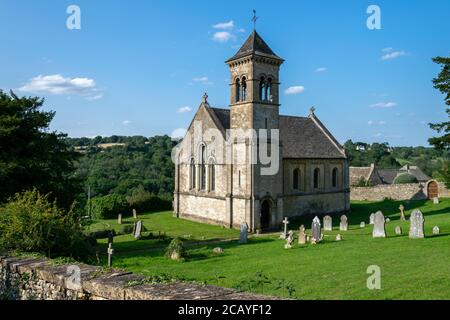 St. Luke's Church, Frampton Mansell, Stroud, Gloucestershire Stockfoto