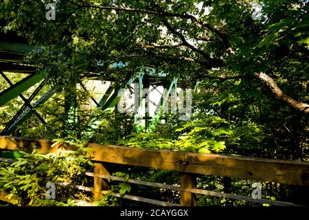 Cut River Bridge Stockfoto