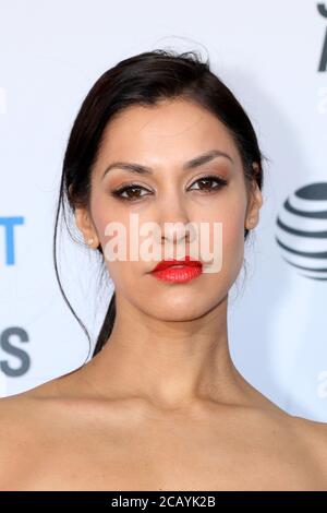 LOS ANGELES - FEB 23: Janina Gavankar bei den Film Independent Spirit Awards 2019 am Strand am 23. Februar 2019 in Santa Monica, CA Stockfoto