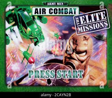 Army Men Air Combat The Elite Missions - Nintendo Gamecube Videospiel - nur für redaktionelle Verwendung Stockfoto