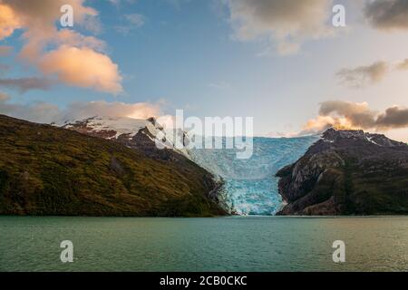 Glacier Alley, Beagle Channel, Tierra del Fuego Archipel, Südamerika Stockfoto