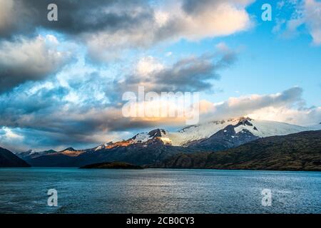 Glacier Alley, Beagle Channel, Tierra del Fuego Archipel, Südamerika Stockfoto