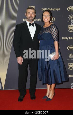 TBC kommt auf dem roten Teppich für die Dally M Awards 2016 im Star, Sydney, Australien. Stockfoto