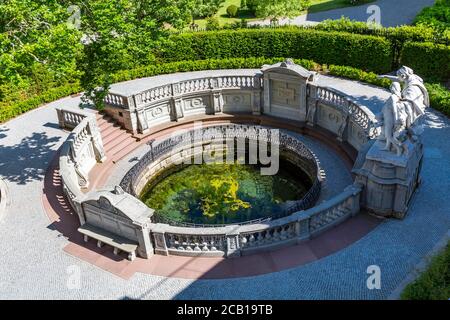 Donauquelle, Donaueschingen, Schwarzwald, Baden-Württemberg, Deutschland Stockfoto