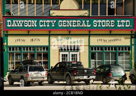 General Store, historisches Gebäude, Dawson City, Yukon Territory, Kanada Stockfoto