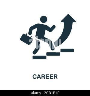 Karrieresymbol. Einfaches Element aus der Sammlung von Unternehmensrekrutierungen. Creative Career Icon für Webdesign, Vorlagen, Infografiken und mehr Stock Vektor