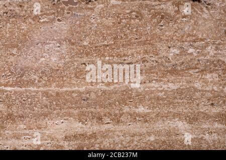 Travertin Hintergrund in Ihrem liebenswert braune Farbe für stilvolle Design-Ansicht. Stockfoto