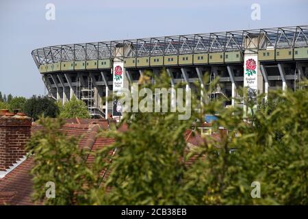 London, Großbritannien. 10. August 2020 Twickenham Stadium Andrew Fosker / Alamy Live News Stockfoto