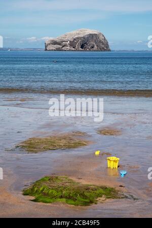 Seacliffe Beach, East Lothian Schottland. Stockfoto