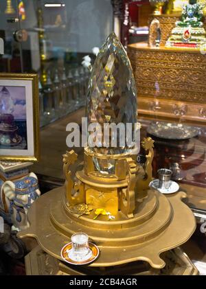 dh Gangaramaya Buddhistischer Tempel COLOMBO STADT SRI LANKA Tempel Museum Innere heilige Buddha-Reliquien Stockfoto