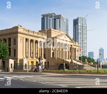 dh Old Parliament Building COLOMBO STADT SRI LANKA Präsidentenregierung sekretariat Stockfoto