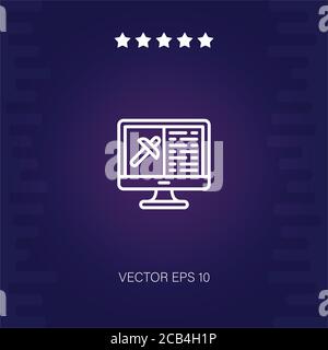 Data Mining Vektor Symbol Moderne Illustration Stock Vektor