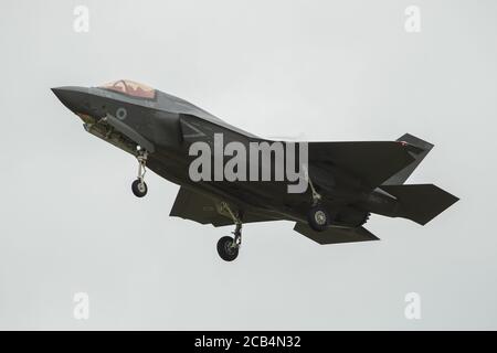 Royal Air Force Lockheed Martin F-35B Lightning II ZM150 kehrt an RAF Marham zurück. Donnerstag, 16. Juli 2020. (Quelle: Jon Hobley, Mi News) Stockfoto