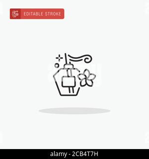 Symbolvektor für Räucherwerk. Weihrauchsymbol zur Präsentation. Stock Vektor