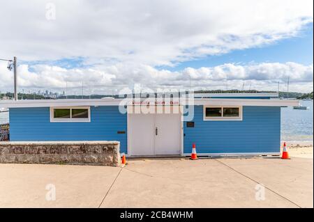 Vaucluse Yatch Club an einem bewölkten Herbstnachmittag Stockfoto