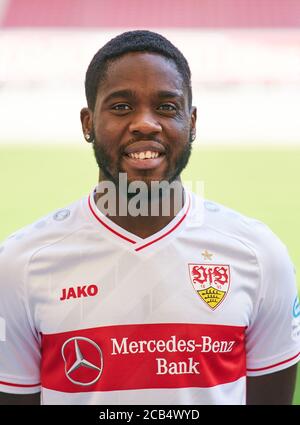 Stuttgart, 10. August 2020, Orel MANGALA, VFB 23 Beim VFB STUTTGART Media Day im 1. Deutsche Fußball Liga, 1. Bundesliga, Saison 2020/2021. © Peter Schatz / Alamy Live News Stockfoto