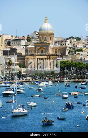 St. Joseph Kirche in Kalkara, Malta. Stockfoto