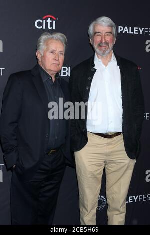 LOS ANGELES - MAR 16: Martin Sheen, Sam Waterston beim PaleyFest - 'Grace and Frankie' Event im Dolby Theater am 16. März 2019 in Los Angeles, CA Stockfoto