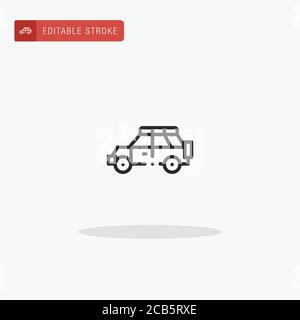 Offroad-Symbolvektor. Offroad-Symbol für die Präsentation. Stock Vektor