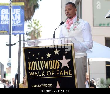 LOS ANGELES - SEP 24: Terrence Howard bei der Terrence Howard Star Ceremony auf dem Hollywood Walk of Fame am 24. September 2019 in Los Angeles, CA Stockfoto