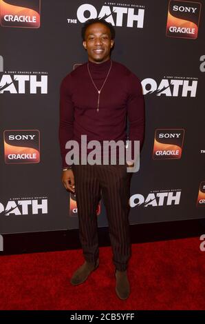 LOS ANGELES - FEB 20: Arlen Escarpeta bei der Screening-Veranstaltung von Staffel 2 im Paloma am 20. Februar 2019 in Hollywood, CA Stockfoto