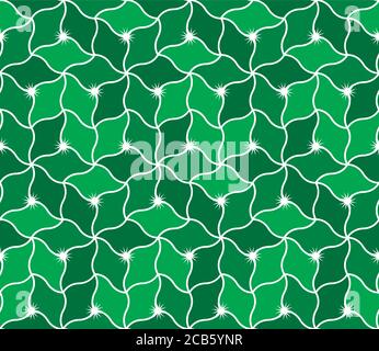 Geometrische nahtlose Muster aus glatten Linien, dreidimensionale Muster, hellen Vektor abstrakten Hintergrund, in Textil und Design verwendet werden. Stock Vektor