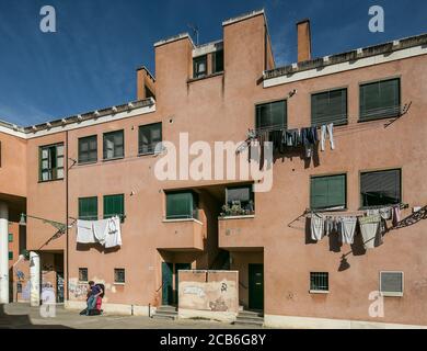 Venedig, Cannaregio-Häuser, postmoderne Wohnsiedlung, 1981 von Vittorio ...